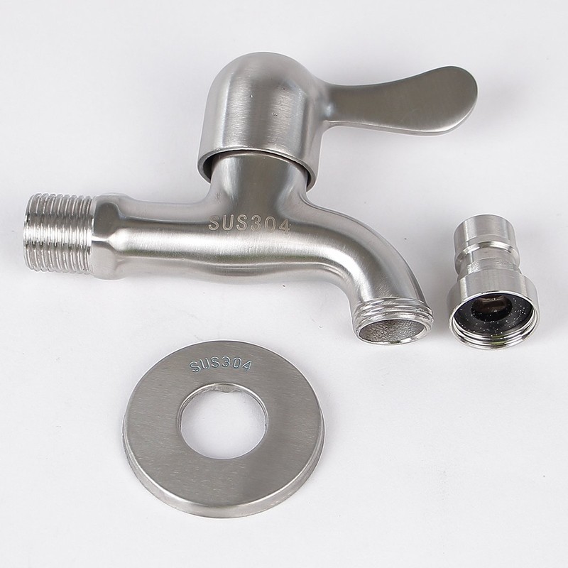 Tap Cast Stainless Steel 304 Outlet Tap Tap 1/2 Inch
