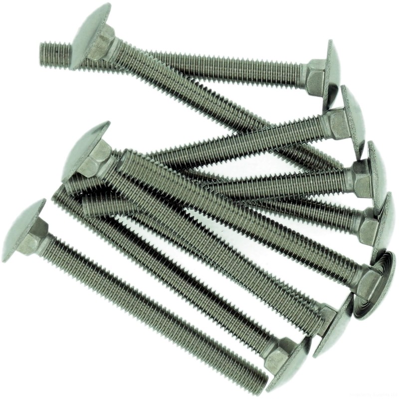 M6 (6mm x 45mm) Cup Square Carriage Bolt (Fully Threaded)