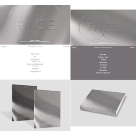 Genie Music album, Jimin BTS - FACE [2Album+1 Weverse Albums ver. Set], Medium, Rectangular, Modern style, Thanksgiving, Christmas, Birthday occasion, Decorative purposes, Paper material