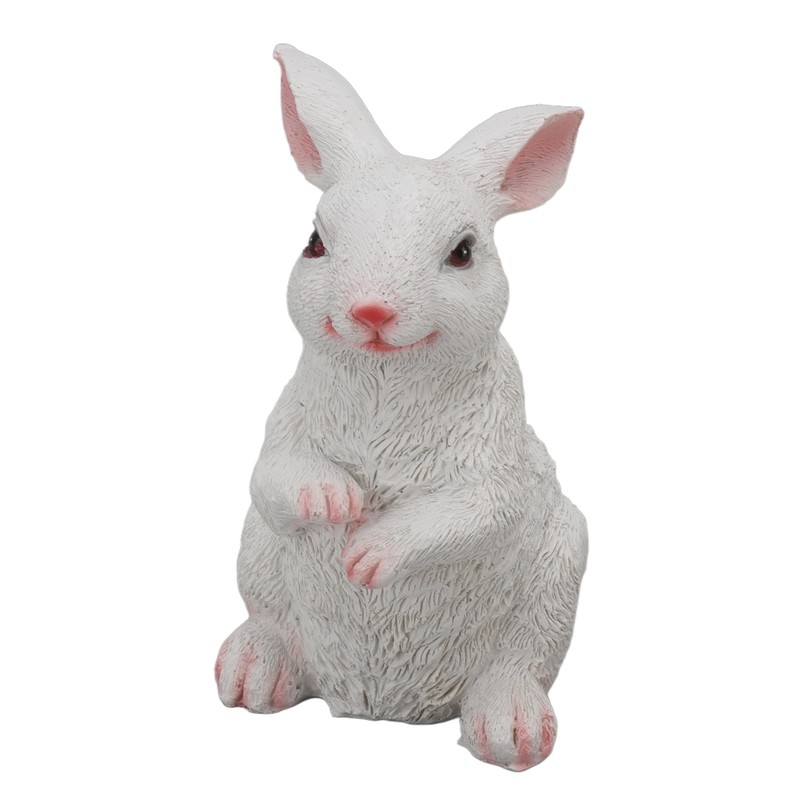 1 Pair Bunny Rabbit Ornaments Decorations Resin Art Craft Animal