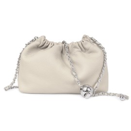 Small Crossbody Bag For Women Trendy.Dumpling Bag Clutch Purse For Women Evening Bag Cloud Purse Vegan Leather Hobo Bag, Leather-beige