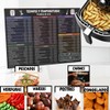 Dashos Air Fryer Magnet with Time and Temperature Chart in