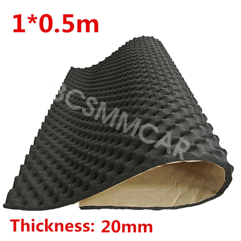 BCSMMCAR Sound Deadener Pad Heat Shield Insulation Soundproofing Mat For