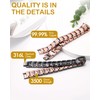 Feraco Copper Bracelet for Men-Magnetic Bracelets 99.99% Pure Copper Jewelry