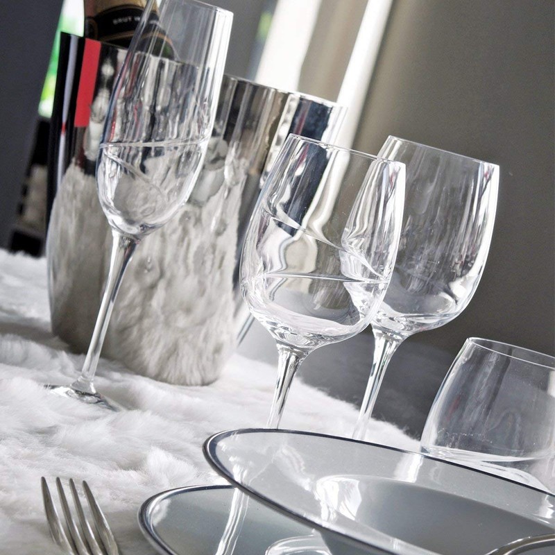 Luigi Bormioli Aero 8 oz Flute for Sparkling Wine/Champagne/Prosecco/Cava/Lambrusco Glasses