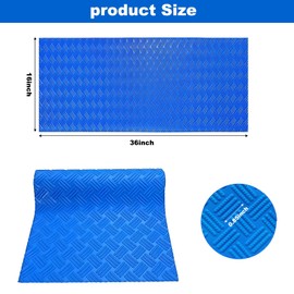 Pool Ladder Mat,36 Inch x 16 Inch Protective Pool Step Mat Non Slip Underwater,Pool Ladder Pad with Non-Slip Texture for Above Ground Swimming Pool Steps Liner and Pool Ladders Stairs