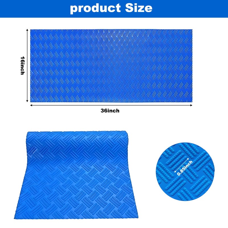 Pool Ladder Mat,36 Inch x 16 Inch Protective Pool Step