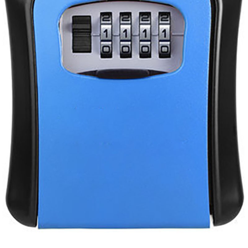 Key Box Wall Mounted 4 Digit Aluminium Alloy Simple Safe