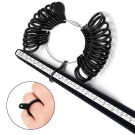 DSFSAEG Ring Sizer UK Ring Measurement Tool, A-Z Ring Measurement Tool, Stick Ring Measurement Tool Set for Measuring Rings Diameters, Finger Gauge Jewellery Sizing Tools Women Men