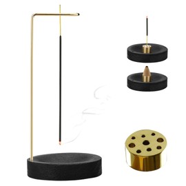 Incense Holder 2-in-1 Incense Stick Holders Incense Sticks Holder 9 Hole Incense Holder Incense Burner Insensé Sticks Holder Suitable for Home Office Decoration Yoga Meditation
