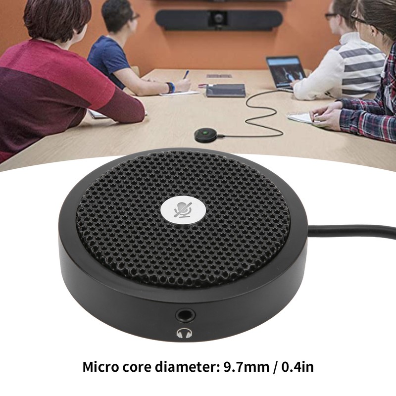 OmniDirectional Microphone Plug and Play USB Desktop Mic for Online