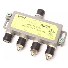 DirecTV MSPLIT4R1-01 4-way WNC SWIM Splitter DTV Direct 4 Way SWS14-R3