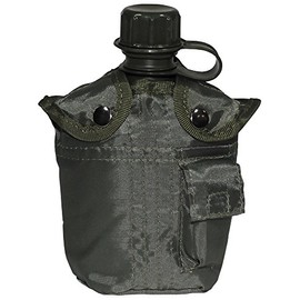 US Plastic Bottle Nylon Cover Field Bottle Outdoor Trekking Ski Olive / OD Green