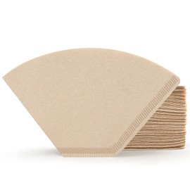 Segarty #1 Coffee Filters Cone, 200 Count Pack Size 1-2 Cup Natural Unbleached Brown Paper Filter Disposable Pour Over Maker Basket Papers Dripper for Most Brewer Machine for Home, Office, Cafetera
