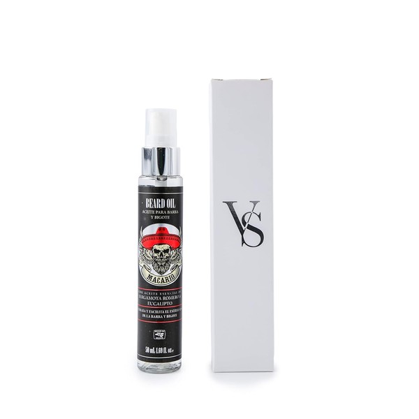 ACEITE PARA BARBA Y BIGOTE DE BERGAMOTA, EUCALIPTO Y ROMERO