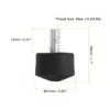 PATIKIL Universal 1/4" x 1" Rubber Tripod Feet, 3 Pack