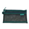 DELUXEFOX Mesh Pen Case Pen Case Double Structure Transparent Nylon