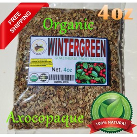 Mexcian Herbs & Roots 4oz Wintergreen leaf/leaves c/s - axocopaque - teaberry - gaulteria 113g