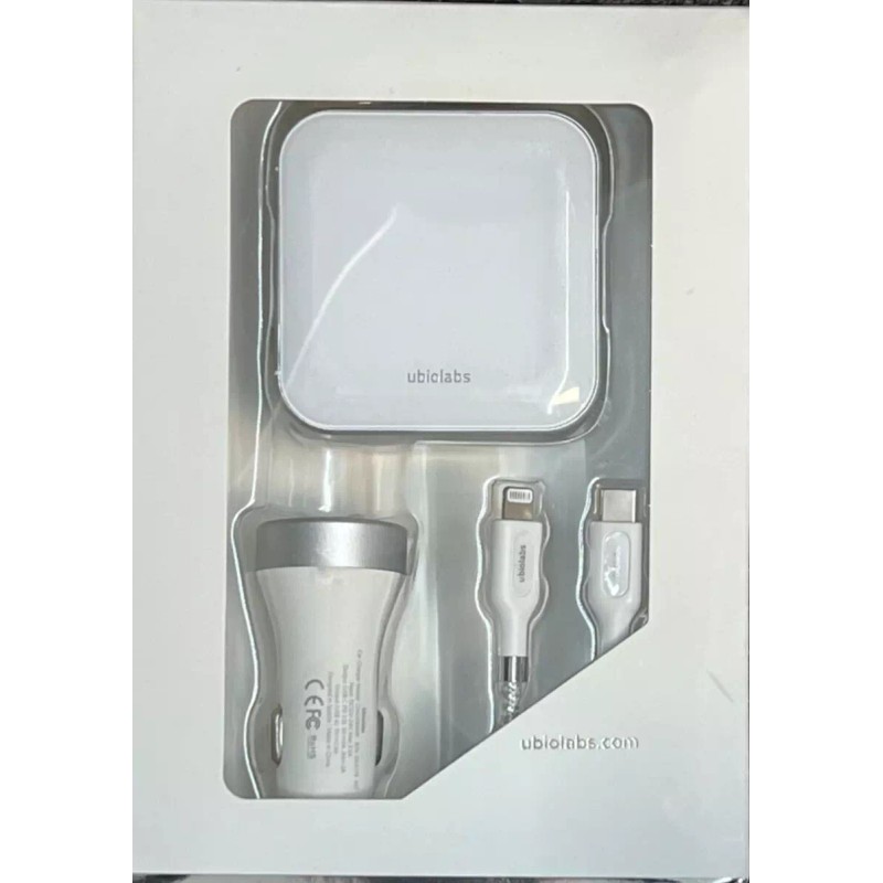 Ubio Labs 30W USB-C to Lightning Bundle White