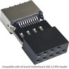 Bejavr USB 2.0 to USB 3.2 Gen 1 Header Adapter