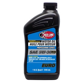 Red Line 12224 Professional Series 5W30TD Euro Motor Oil, 1 Quart