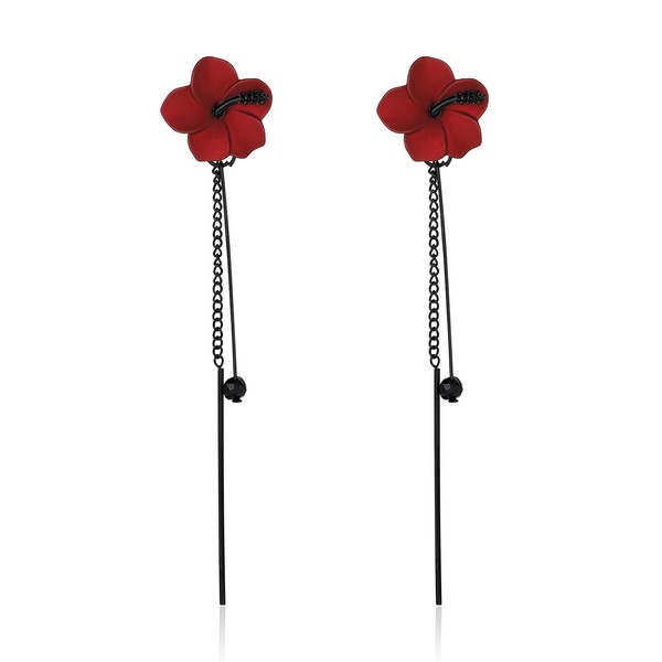 Kruckle Flower Stud Earrings for Women - Lightweight, Whole Day