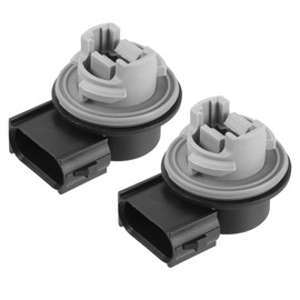 A ABSOPRO Rear Brake Stop Turn Signal Light Bulb Socket Holder 2U5Z-13411-DA 2U5Z13411DA for Ford F-150 2009-2014 Black (Set of 2)