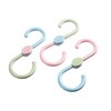 S Shaped Hooks, 6 Pieces, Snaffle Hooks, Swivel S-Shaped Hook,