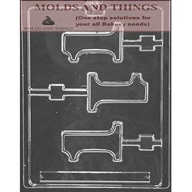 1 LOLLY numbers and letters Chocolate candy mold With Copywrited molding Instructions