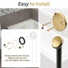 RP31556CZ Overflow Plate and Screws Drain Kit Replacement for Delta