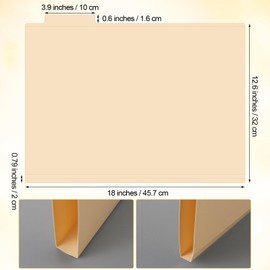 Janlaugh 90 Pcs 11x17 Manila File Folders 1/3 Cut Tab Folders Heavy Duty File Folders Legal Size Reinforced Hanging File Folder with Pockets for Filing Cabinet Organizer File Storage