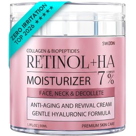 Crema facial con colágeno y retinol crema antienvejecimiento prémium para el cuello crema antiarrugas de día y de noche para mujeres                  