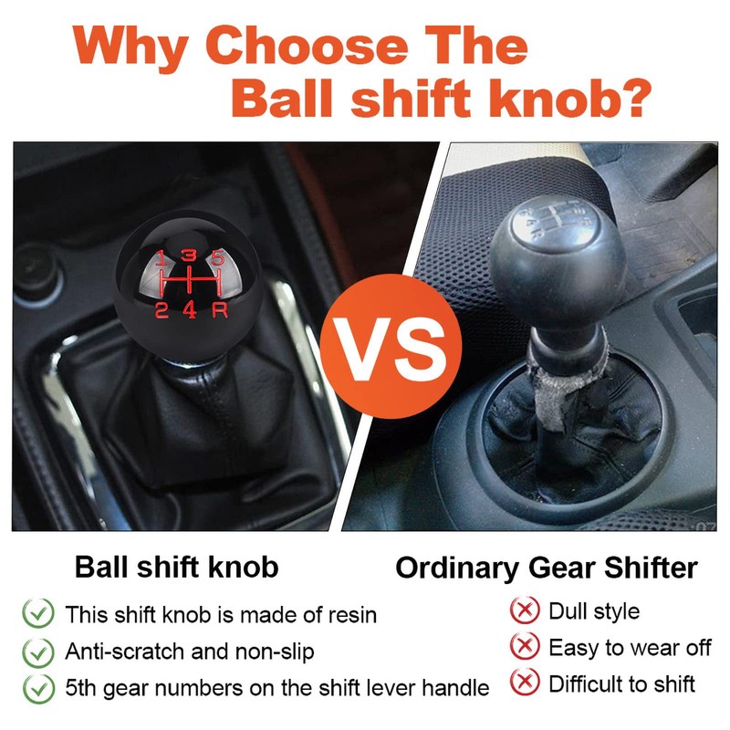 ANDO RACING 5 Speed Car Racing Gear Shift Shifter knob,