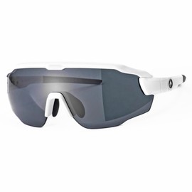 Afit AF-808-C3 Men's Polarized Sunglasses, Fit Master, Perfect Fit for You, White/Polarized Smoke, white/polarized smoke