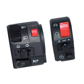 BESTEU 1 Pair Motorcycle Switch Handlebar Switch Controller Switch Motorcycle Horn Indicator Start Switch Button