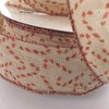 Ribbon Traditions Christmas Cocoa and Gingerbread Burlap Wired Ribbon 2