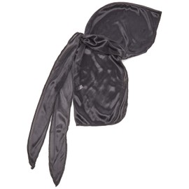 Dream Du-rag Deluxe Smooth & Thick Black Glowing, 1 Ea, 1count