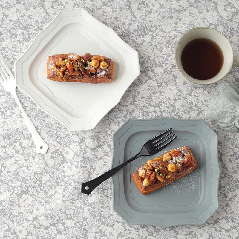 EAST table Square Plate, 7.1 inches (18 cm), Classic Matte