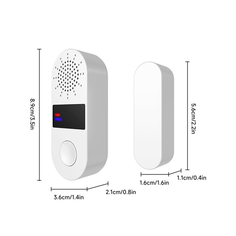 Mengshen Smart WiFi Door Sensor No Hub Needed Wireless Window