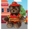 DolliBu Firefighter Dress Up Set for Teddy Bear - Firefighter