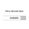 Truper VAL-INF-1/4, Válvula inflador cabeza doble, cuerda 1/4 NPT