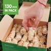 Inflame Fire Starters 130 pcs Fire Starters for Campfires, Grill,