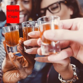 6 Shot Glass Dispenser and Holder Party Drink Shot Glass Holder Shots Dispenser Set Liquor Dispenser Drink Despenseror Cocktail Dispenser with Brush for Filling Liquids (Transparent)