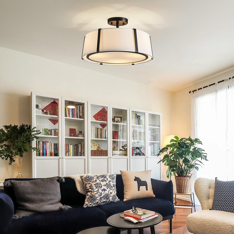 Shrine Lighting Drum Chandeliers, Modern Style, Perfect Ceiling Light Fixture