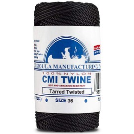 Catahoula Tarred, Twisted, Nylon Twine, 06 (1/2 lb)