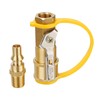 Roastove 1/4" RV Propane Quick Connect Adapter, Propane or Natural