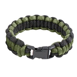Rothco Two-Tone Paracord Bracelet - Olive Drab/Black