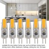 FTVOGUE 6Pcs G4 Light Bulb Aluminum Dimmable 2W 180lm LED