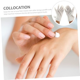 FRCOLOR 5 Pcs Hand Mask Bedtime Gloves Hand Mack Overnight Lotion Gloves Hands Nourish Gloves Moisturizing Hand Gloves Whitening Hand Gloves Care Supplies Pe+pp Non-woven Fabric