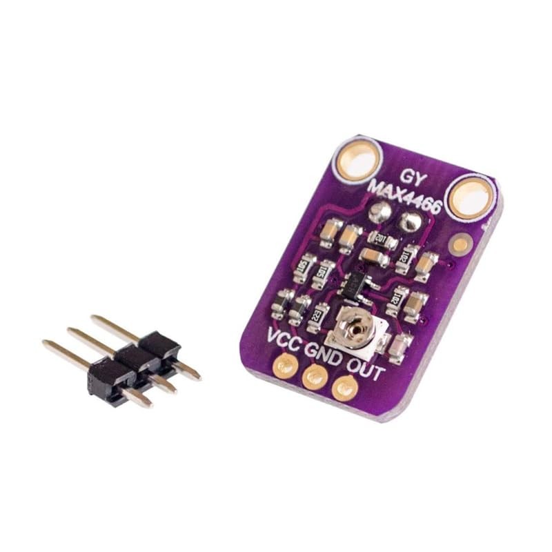 GY-MAX4466 Electret Microphone Amplifier, with Adjustable Gain Control for Arduino,